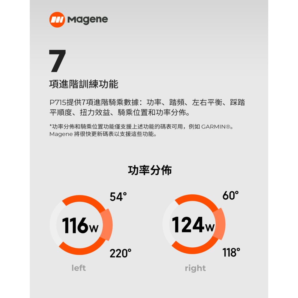 MAGENE 邁金 P715 踏板式功率計 功率踏板 卡踏-圖片-10