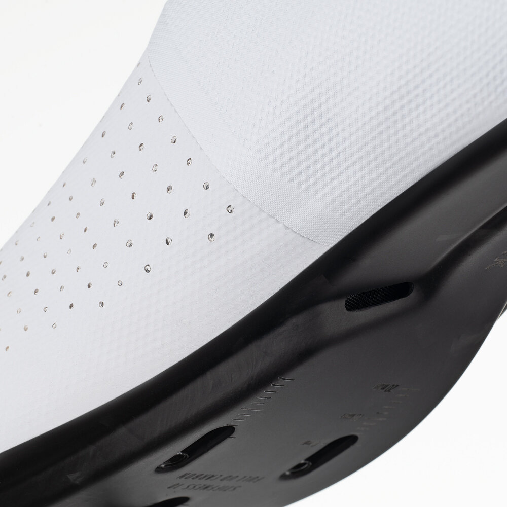 出清 FIZIK TEMPO DECOS CARBON WIDE 寬楦 碳纖卡鞋 自行車鞋 白-圖片-4