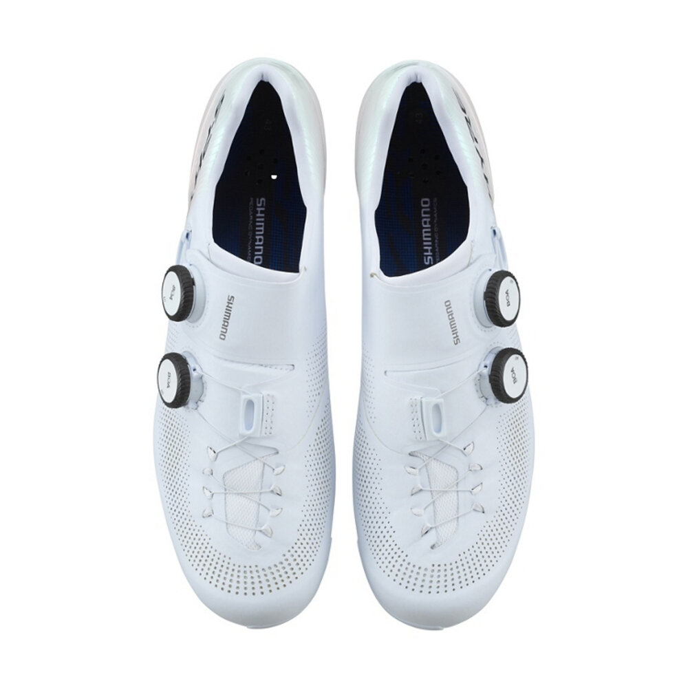 出清 SHIMANO S-PHYRE RC903 公路車鞋 動力鞋楦 寬版 卡鞋 白色-圖片-1
