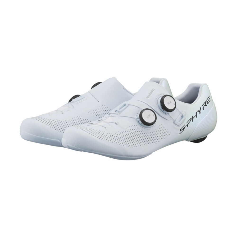出清 SHIMANO S-PHYRE RC903 公路車鞋 動力鞋楦 寬版 卡鞋 白色-圖片-4