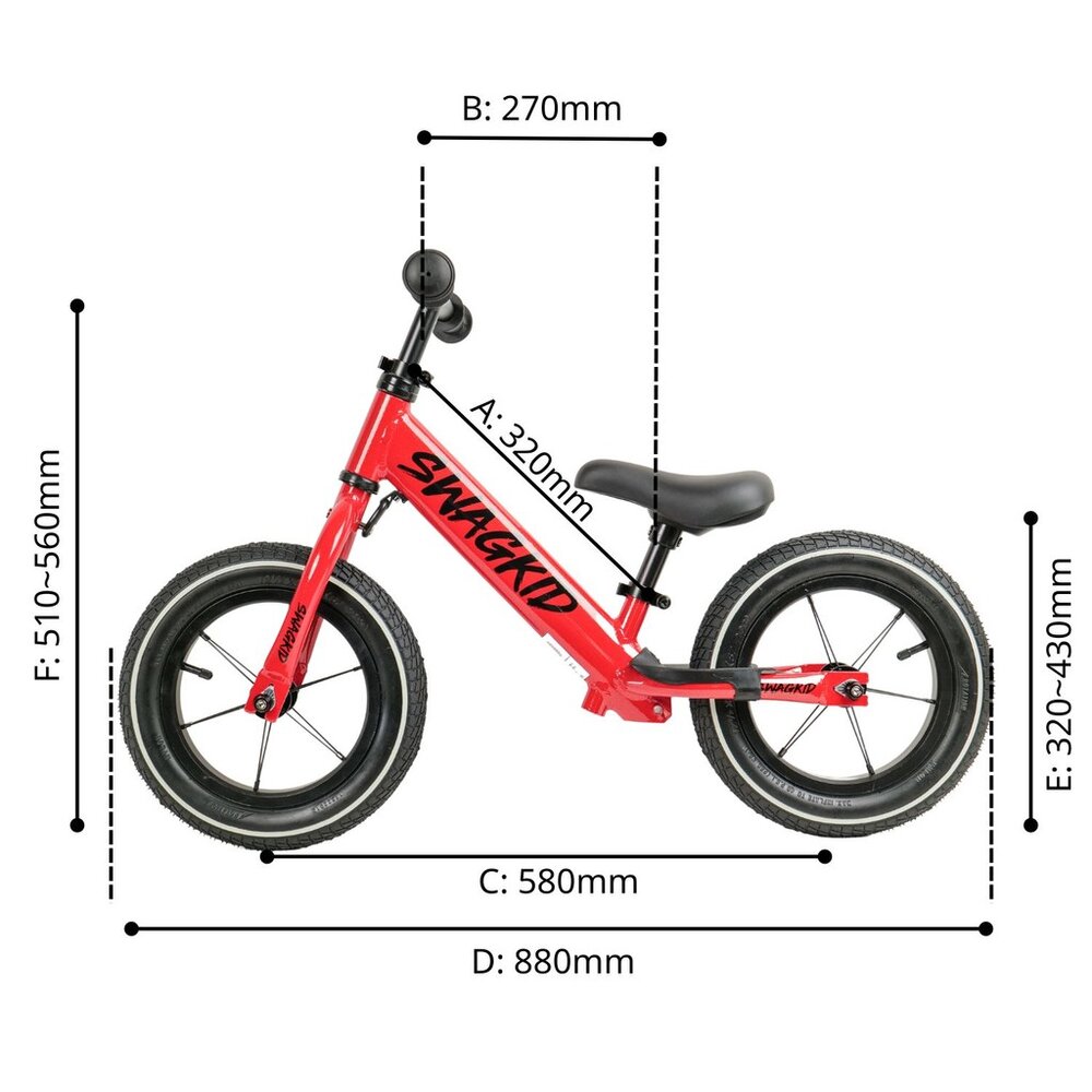 SWAGKID S2 12吋 鋁合金滑步車 適合85-110CM 平衡車 pushbike-圖片-11