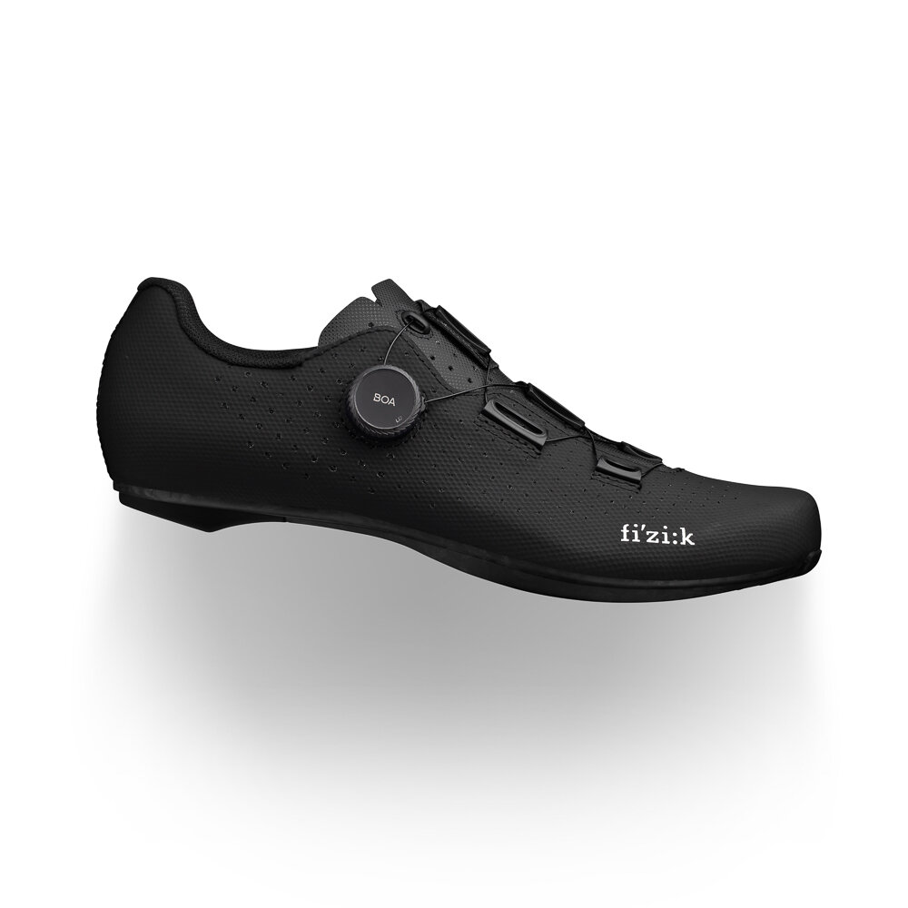42501381043-出清 FIZIK TEMPO DECOS CARBON WIDE 寬楦 碳纖卡鞋 自行車鞋 黑