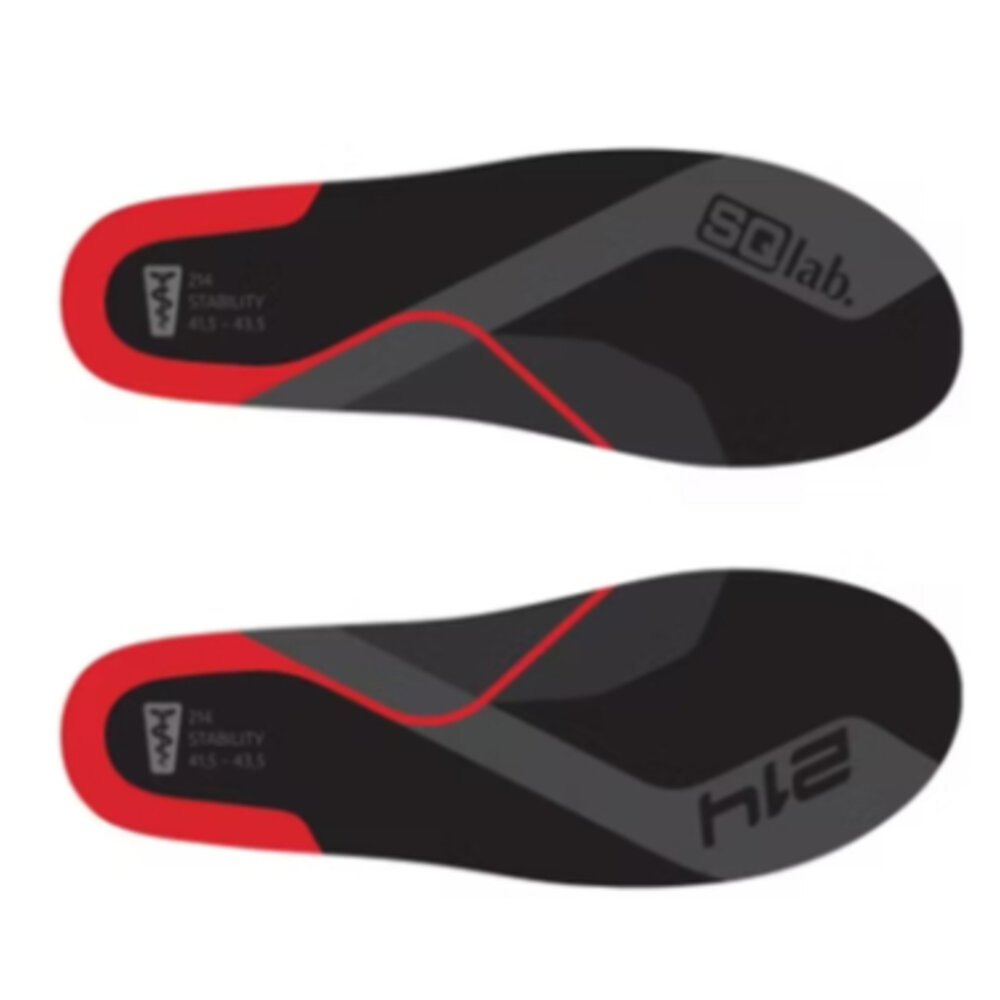 42951384890-出清 SQLAB 214 低足弓 支撐型鞋墊 紅色 運動機能 鞋墊 自行車 跑步
