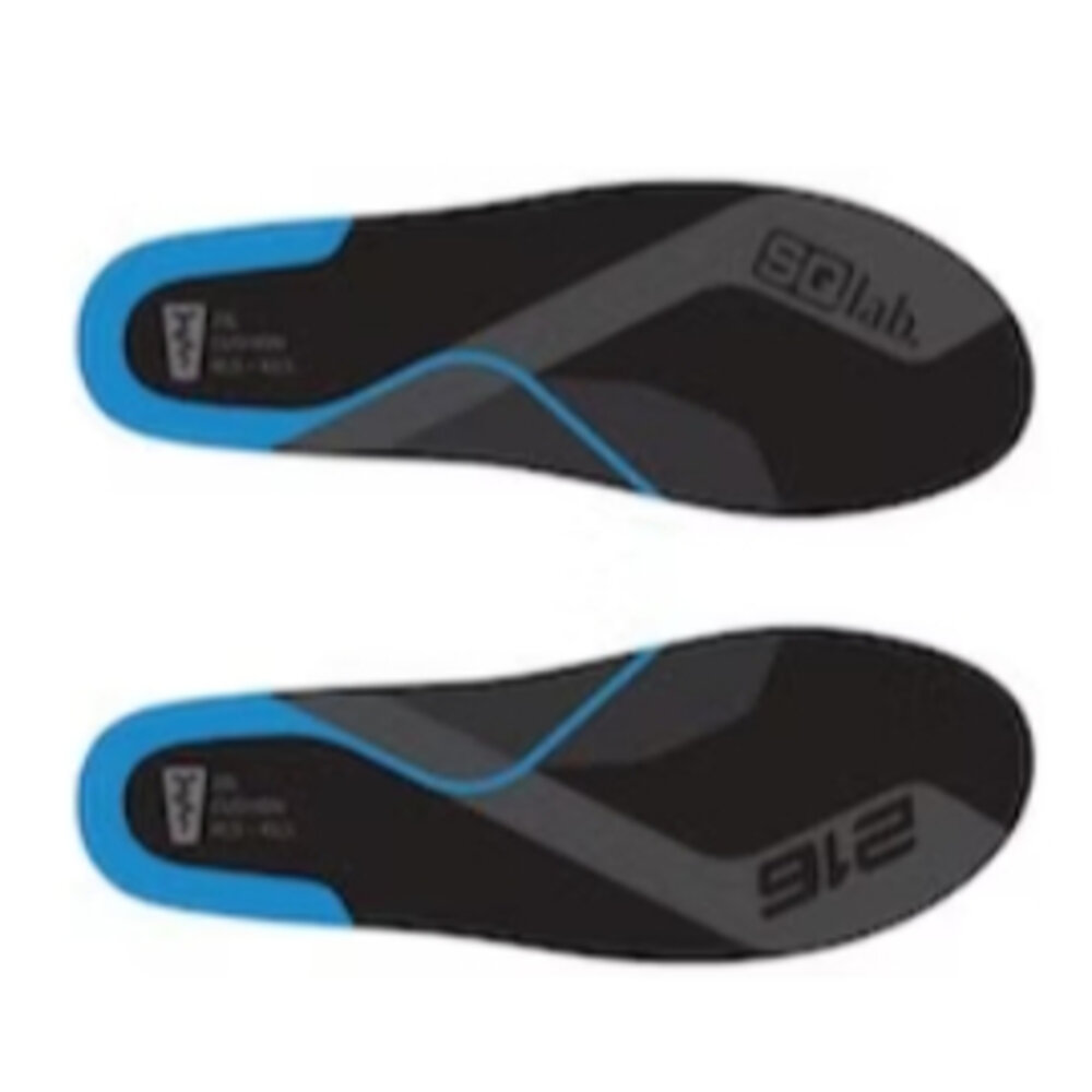42951395224-出清 SQLAB 216 高足弓 支撐型鞋墊 藍色 運動機能 鞋墊 自行車 跑步