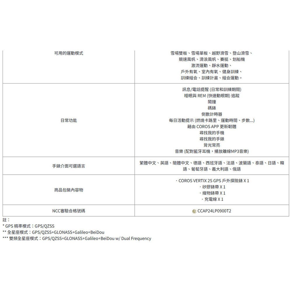 COROS VERTIX 2S 戶外旗艦探險錶 運動智慧手錶 原廠公司貨 / 保固兩年 運動騎車跑步-圖片-9