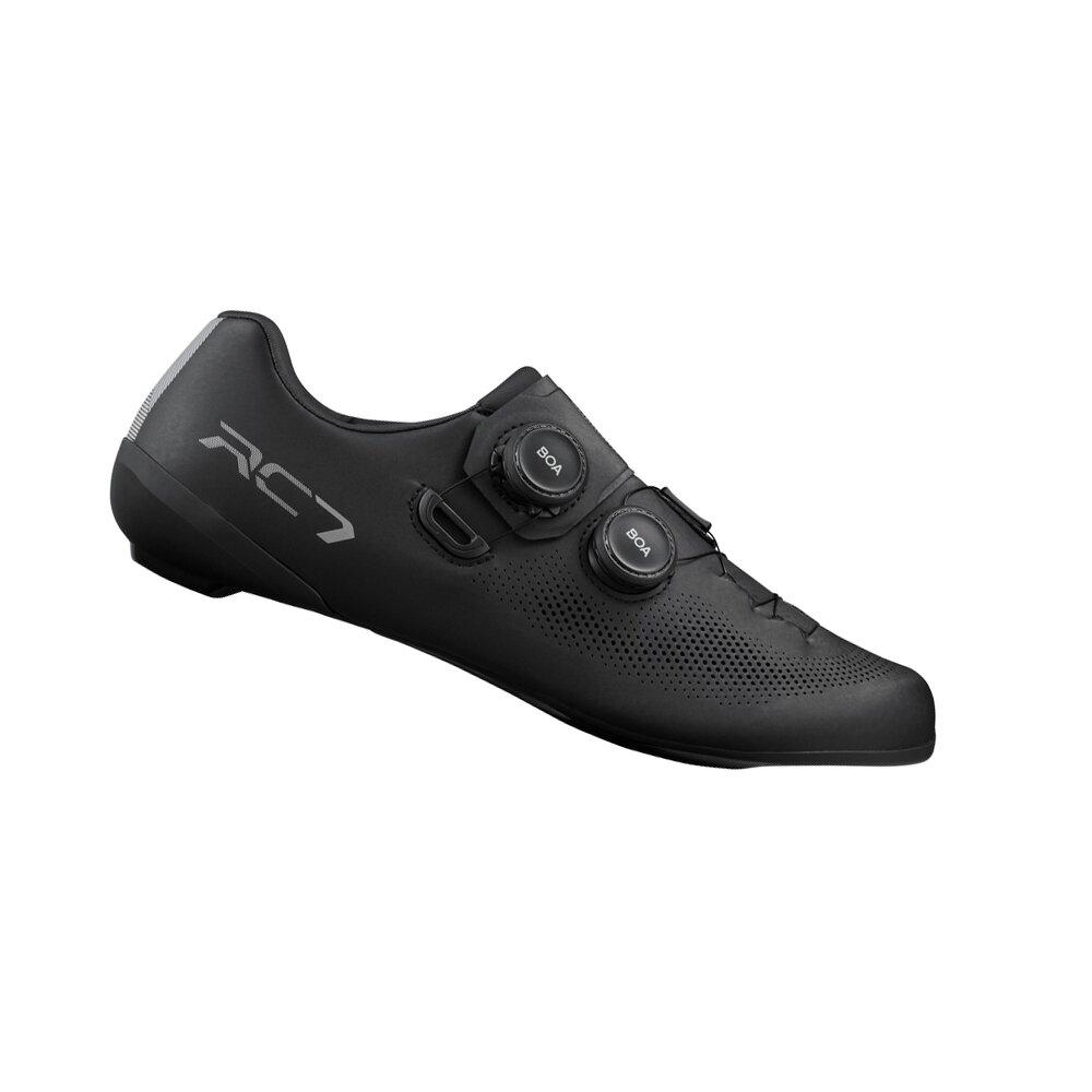49152247258-SHIMANO RC703 公路車鞋 動力鞋楦 寬版 卡鞋 黑色