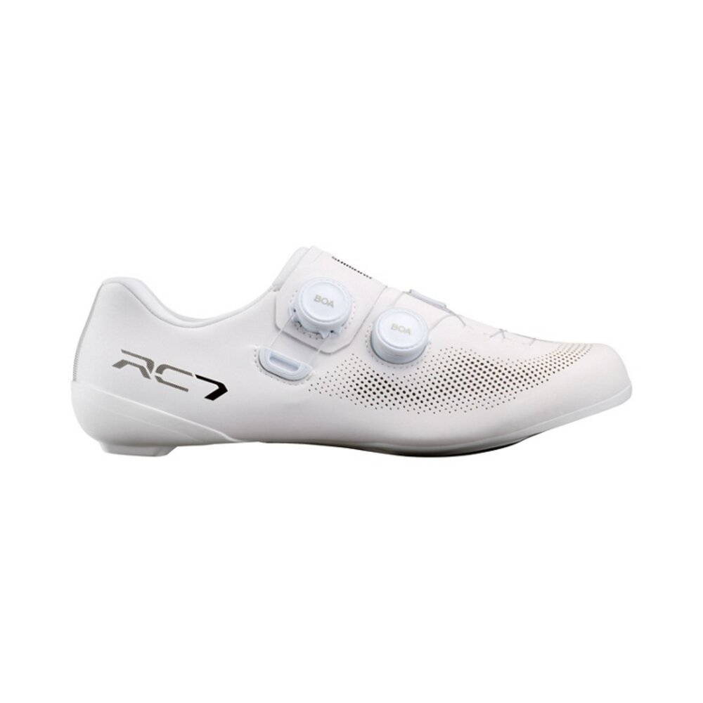 49152247259-SHIMANO RC703 公路車鞋 動力鞋楦 寬版 卡鞋 白色