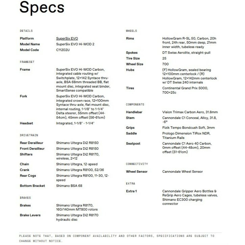 Cannondale SuperSix EVO HM2 RRD 紅黑色 Ultegra電變 公路車-圖片-8