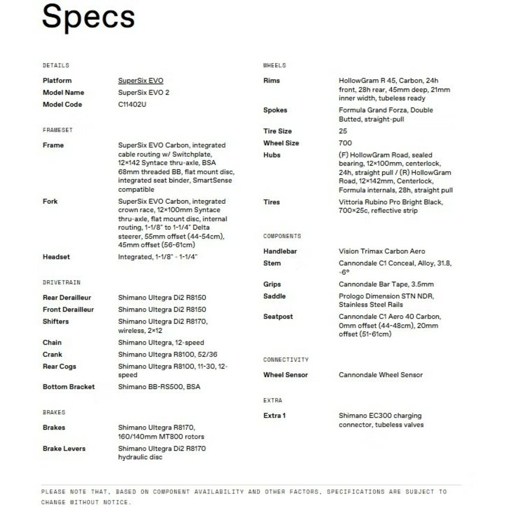 Cannondale SuperSix EVO CRB2 MRD 金屬紅 Ultegra電變 公路車-圖片-5