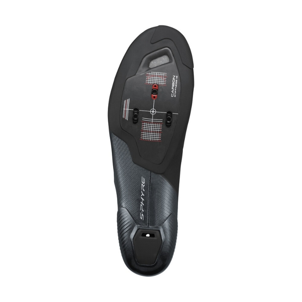 出清 SHIMANO S-PHYRE RC903 公路車鞋 動力鞋楦 寬版 卡鞋 黑色-圖片-2