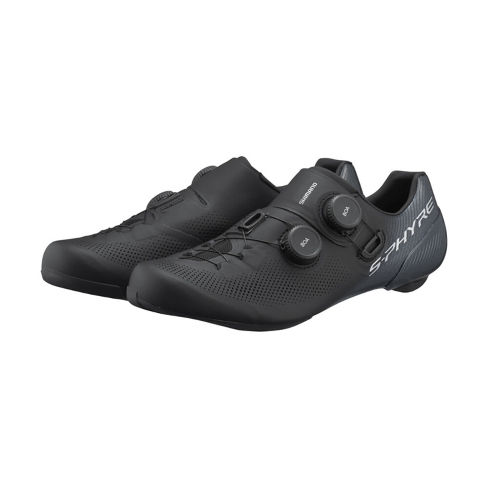 出清 SHIMANO S-PHYRE RC903 公路車鞋 動力鞋楦 寬版 卡鞋 黑色-圖片-4