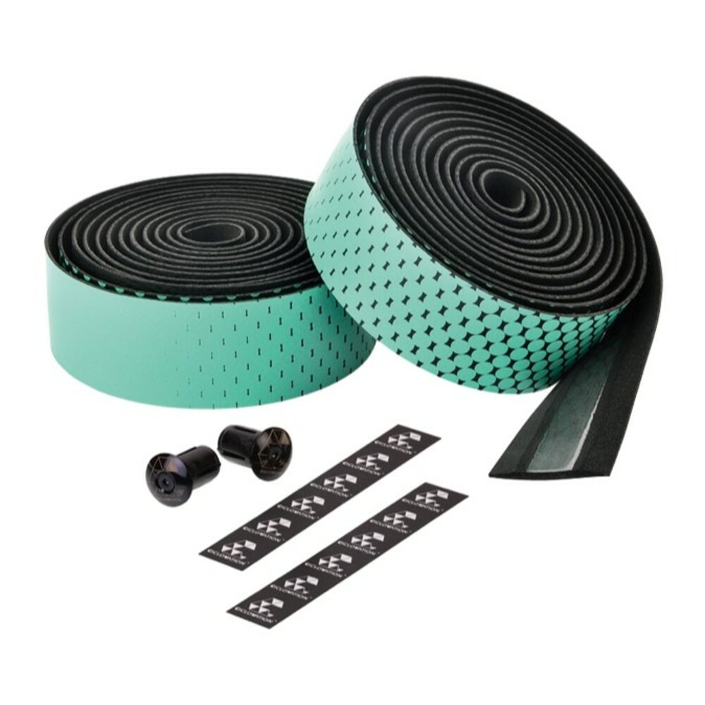 CICLOVATION自行車把帶|進階款皮革觸感 湖水綠漸變色-圖片-2