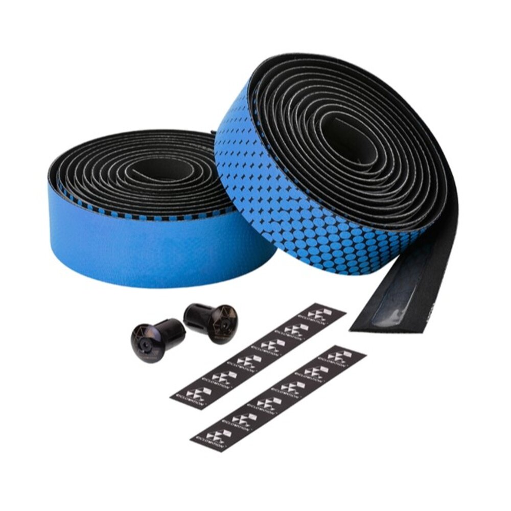 【小宇單車】CICLOVATION自行車把帶|進階款皮革觸感 藍漸變色-圖片-2