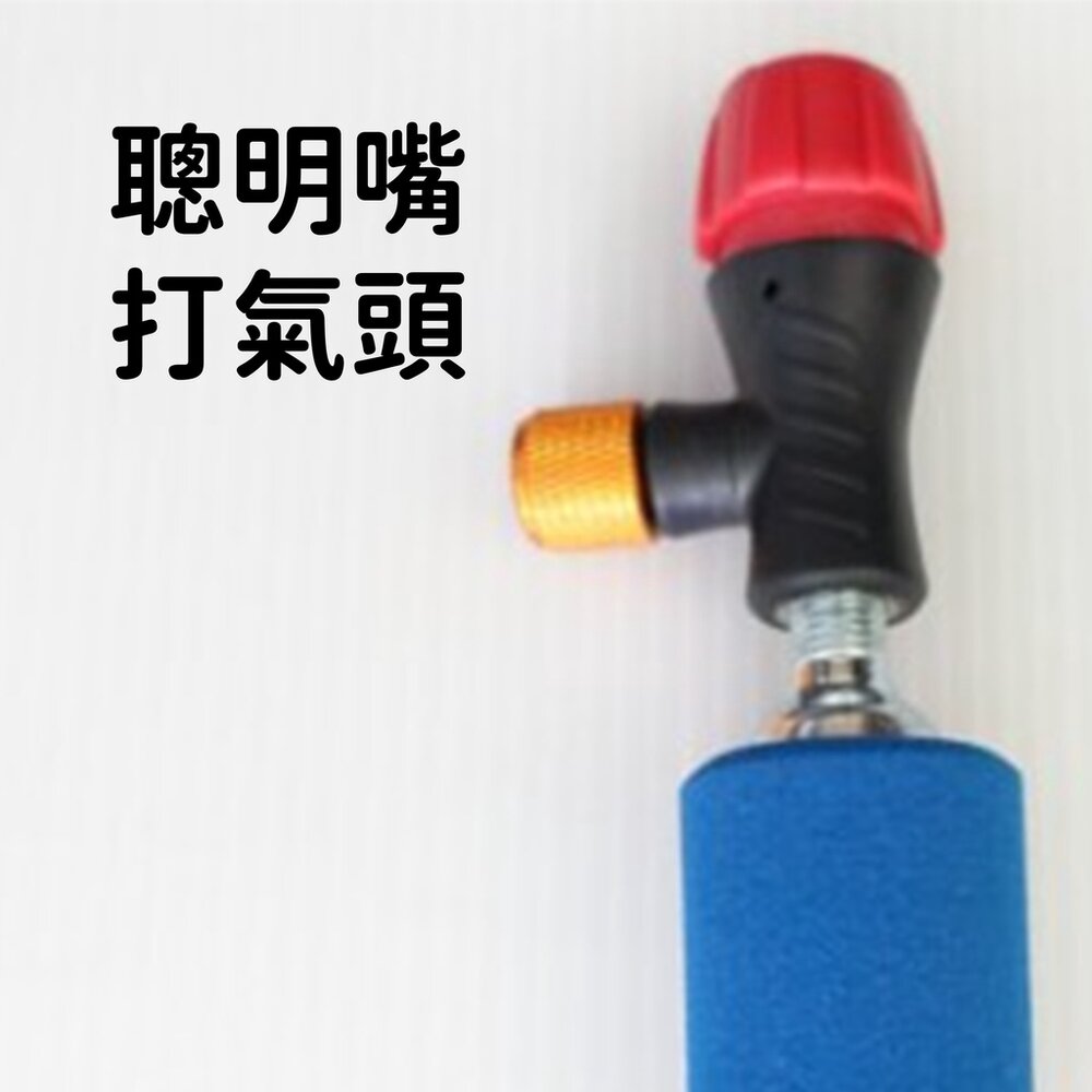 X-FREE CO2快速充氣打氣組 (打氣頭+鋼瓶+防凍套) 鋼瓶打氣組 爆胎工具-圖片-1