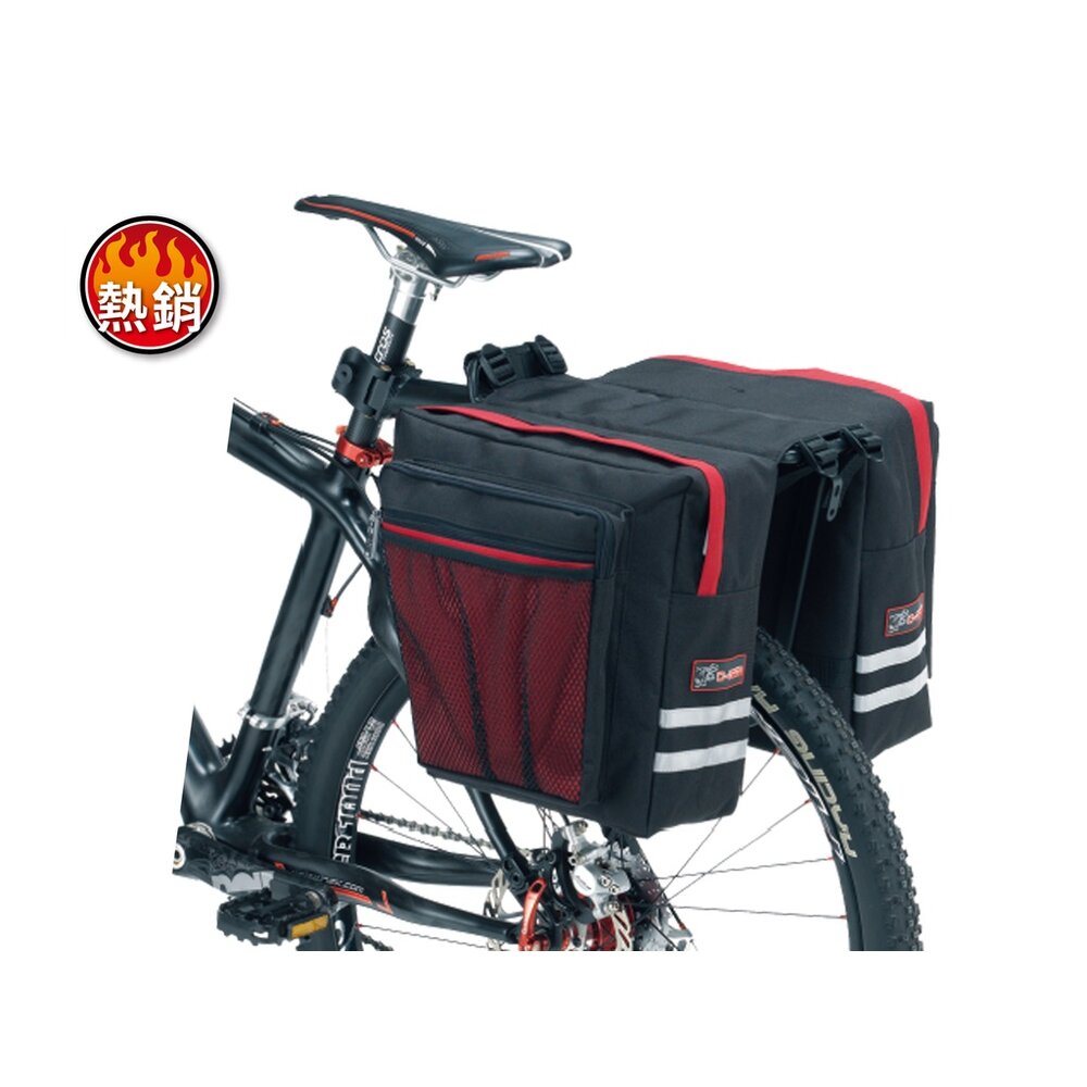 OGNS 大容量貨架袋 後貨架袋 馬鞍袋 單車用收納袋-圖片-3