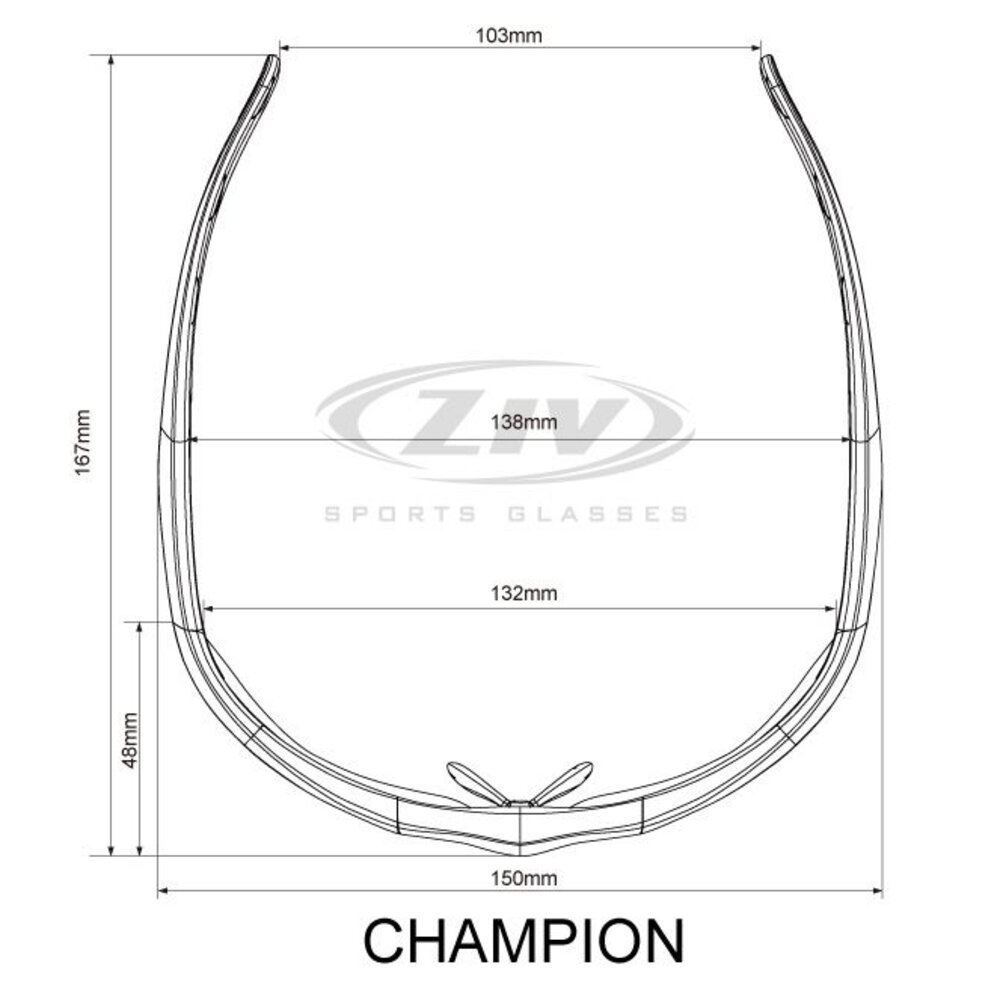 ZIV 90 CHAMPION 亮白/風暴灰電藍白 運動眼鏡/風鏡/騎行鏡-圖片-1