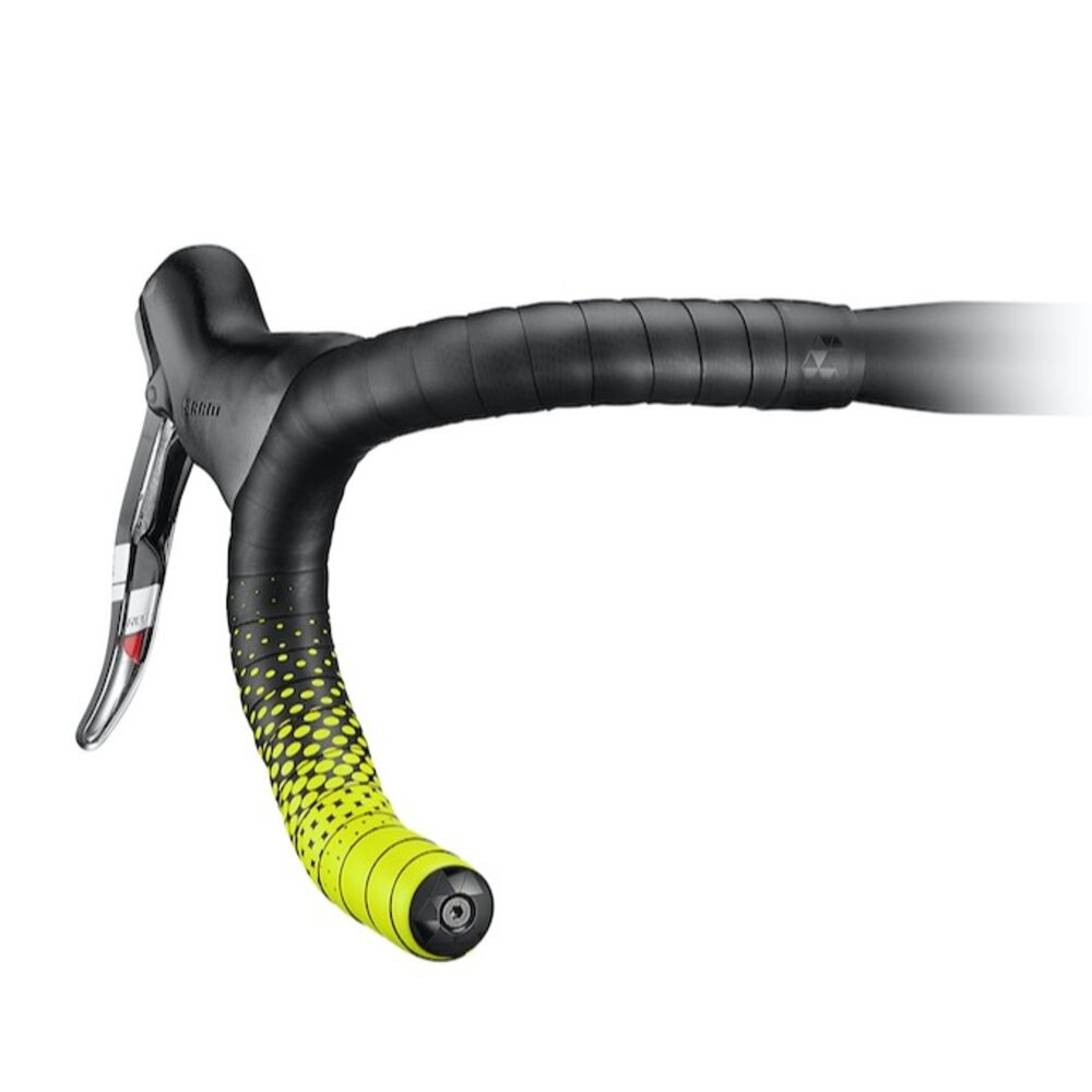 CICLOVATION自行車把帶|進階款皮革觸感 螢光黃漸變色-圖片-1