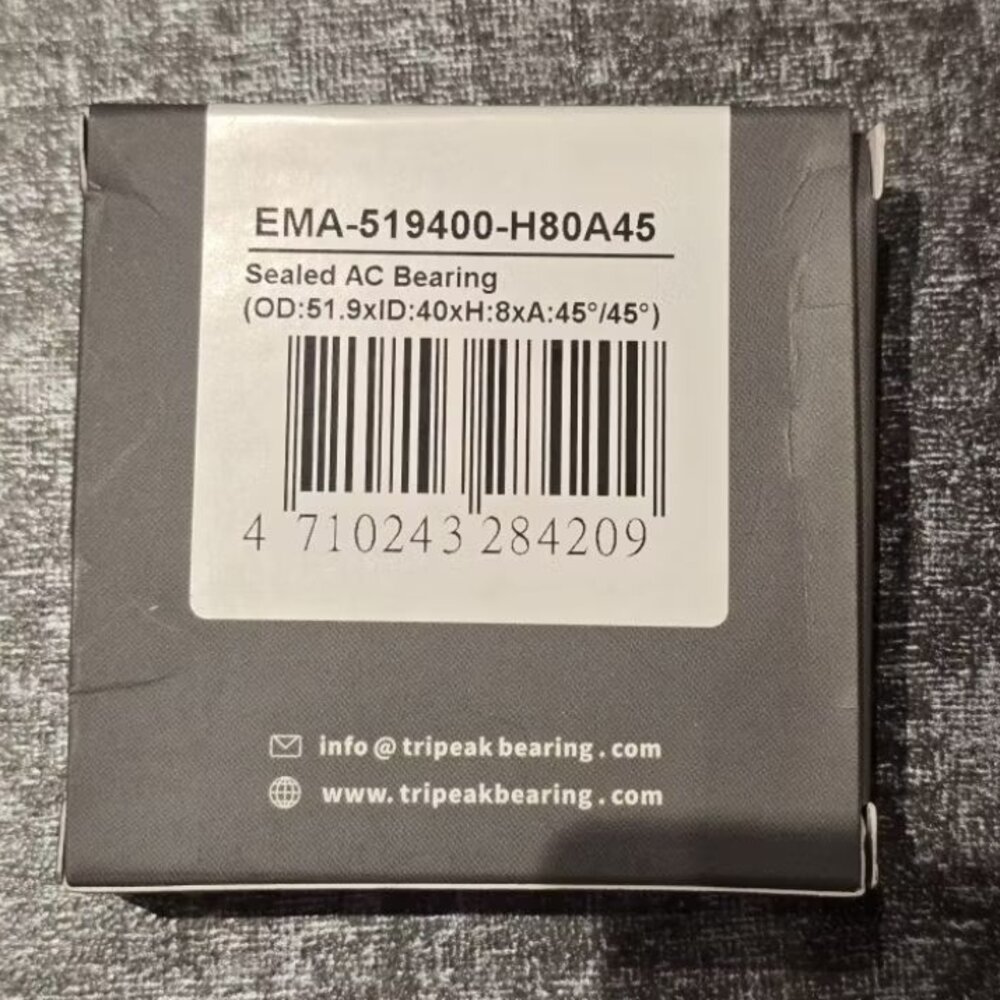 TRIPEAK 頭碗培林 51.9 x 40 x 8 – 45/45-圖片-3