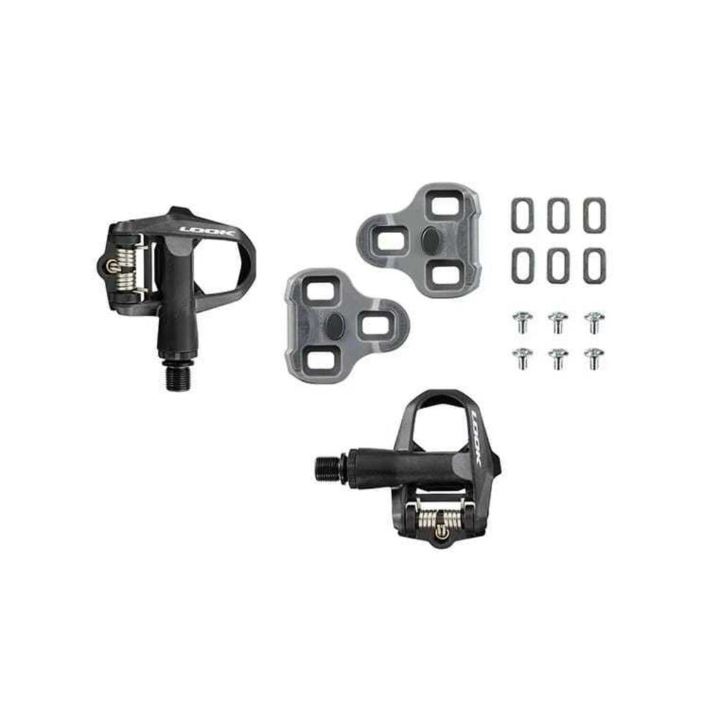 LOOK KEO 2 MAX 卡踏 踏板 含灰色扣片 黑色 盒裝 公路車卡踏-圖片-2