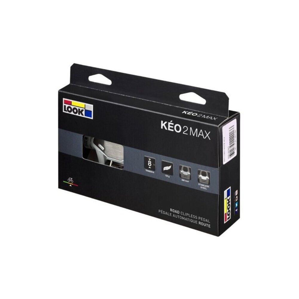 LOOK KEO 2 MAX 卡踏 踏板 含灰色扣片 黑色 盒裝 公路車卡踏-圖片-3