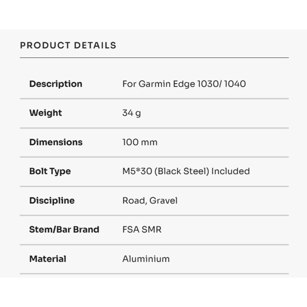 Framesandgear 碼錶座 Aero Computer Mount for FSA SMR Stem 一般長度-圖片-4