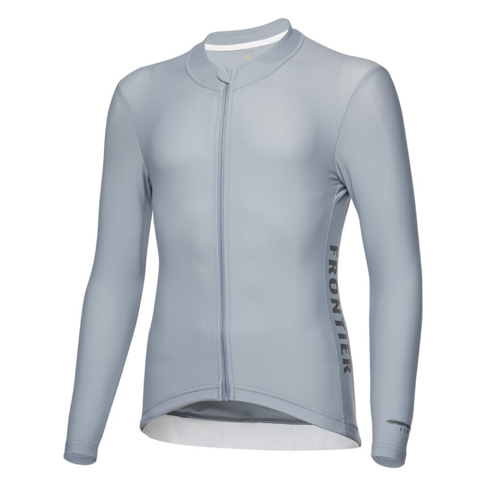 66002401-出清 Frontier 經典版長袖車衣男款 灰L INFINITY CLASSIC Long Sleeve