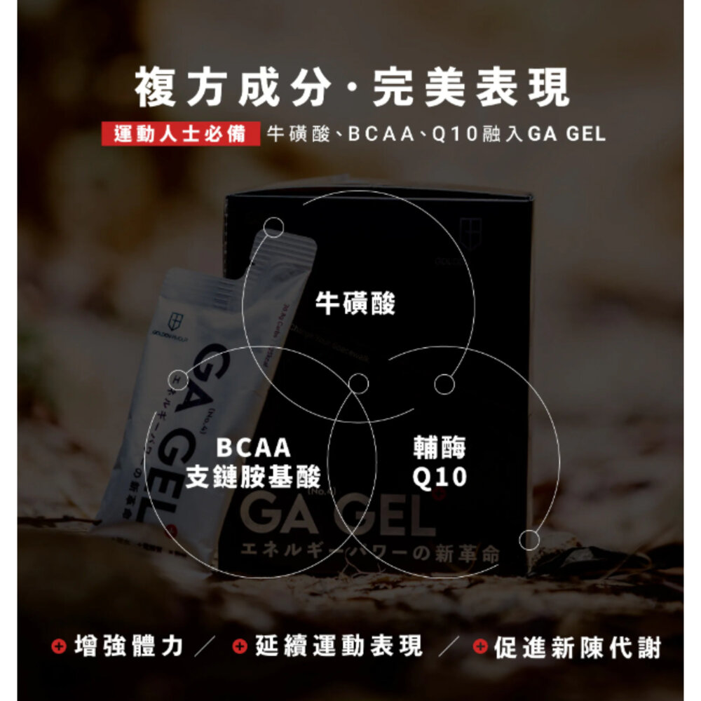 即期盒裝 GA黃金甲 銀膠 GA GEL 4號太空能量膠 45g/包 果膠 補給品-圖片-4