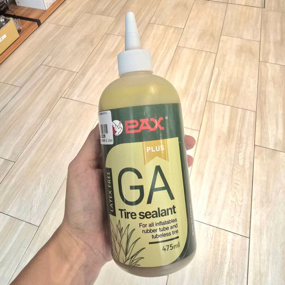 PAX GA 黃金盔甲補胎 無內胎補胎液 無內胎密封膠 475ML-圖片-1