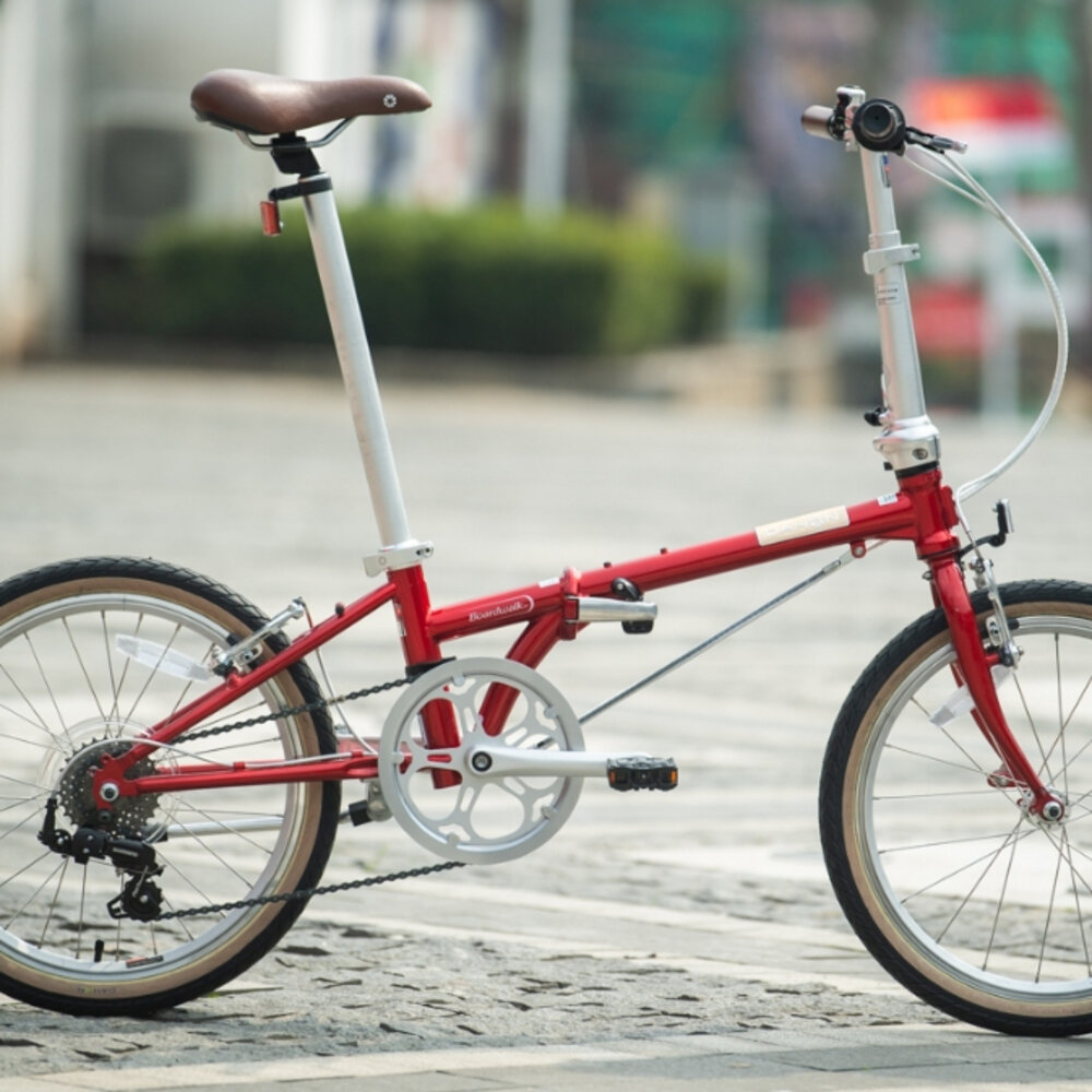 DAHON BOARDWALK D7 摺疊車 7速 20吋 小折 紅色-圖片-2