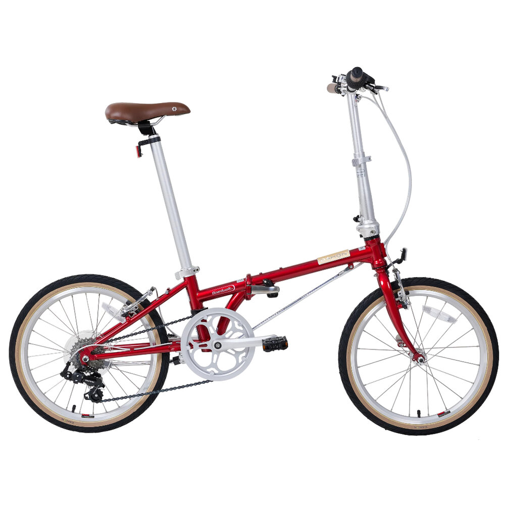 66002744-DAHON BOARDWALK D7 摺疊車 7速 20吋 小折 紅色