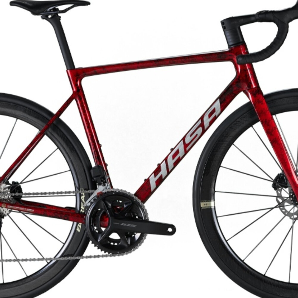 66003062-【小宇單車】HASA DEROMA 車架 碳纖維公路車車架 熔岩紅M