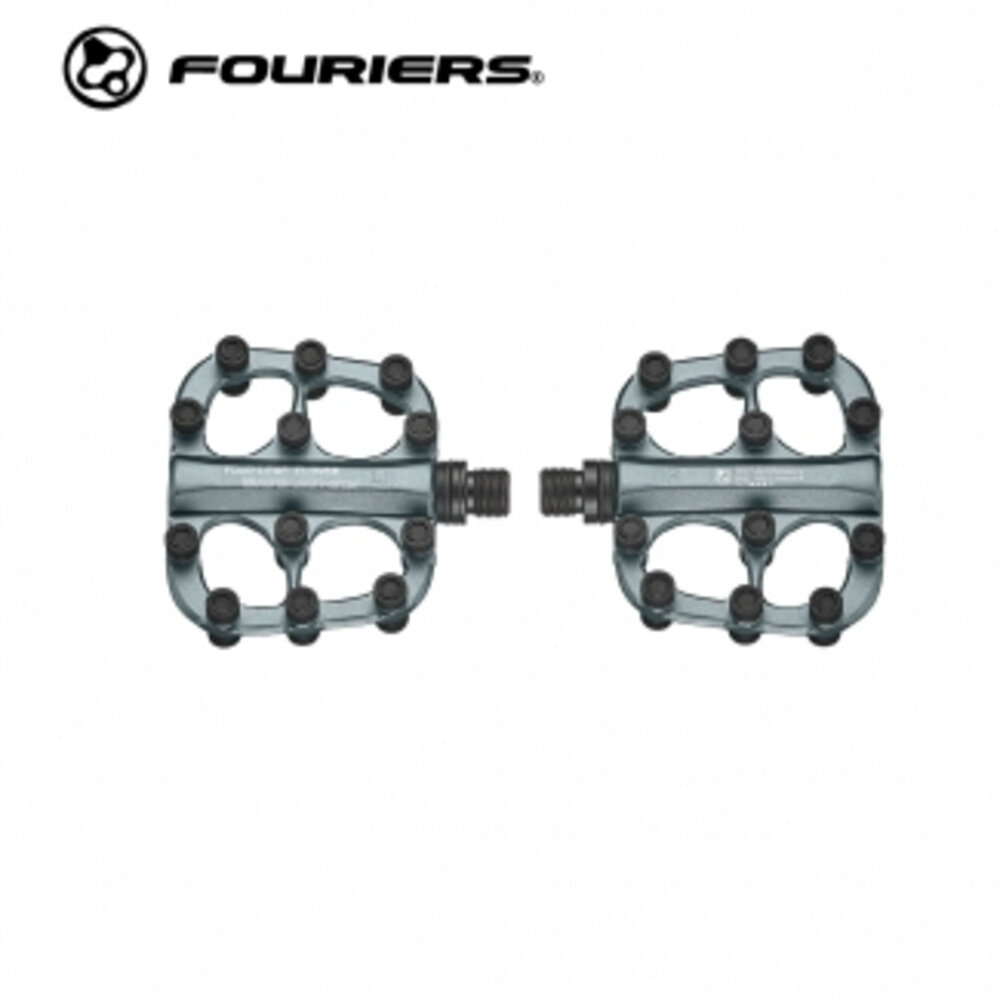 FOURIERS PT-FLC 小四葉草 安全/ 防滑/ 舒適 鋁合金踏板 登山車 城市車 童車踏板-圖片-1