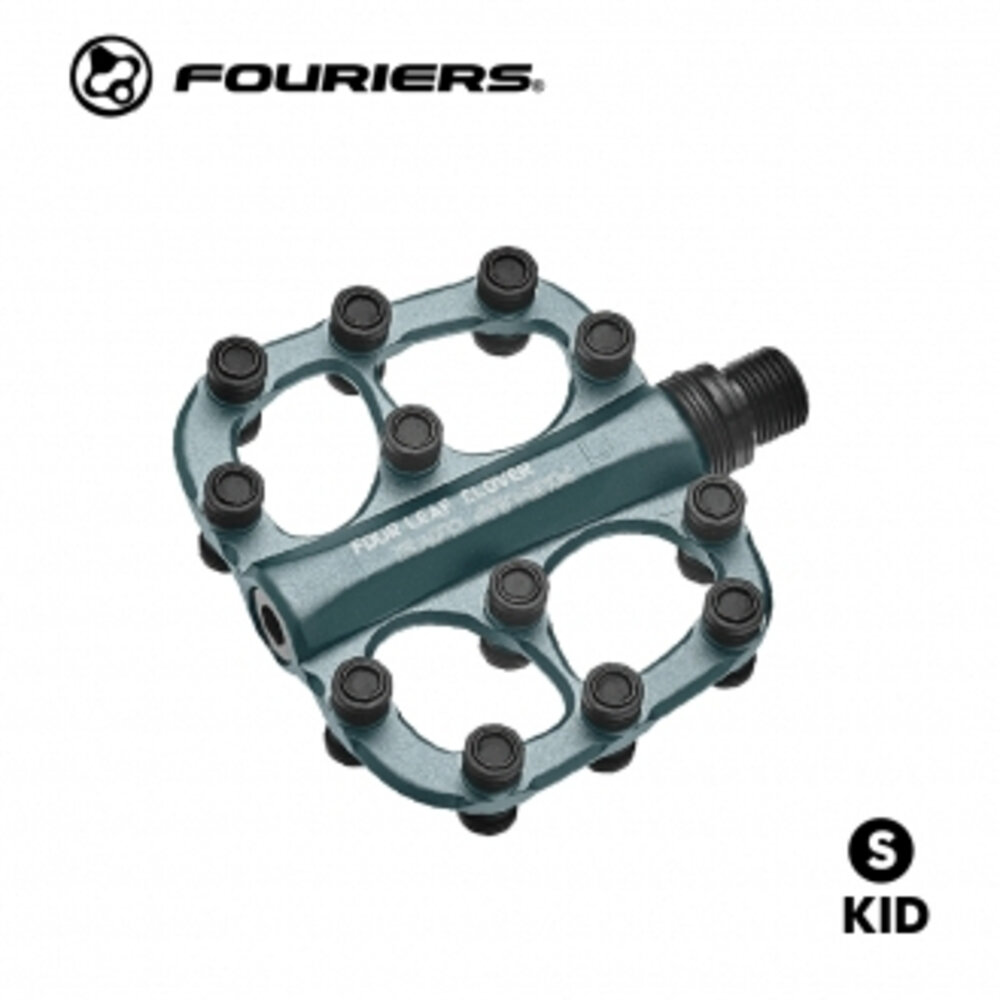 66003391-FOURIERS PT-FLC 小四葉草 安全/ 防滑/ 舒適 鋁合金踏板 登山車 城市車 童車踏板