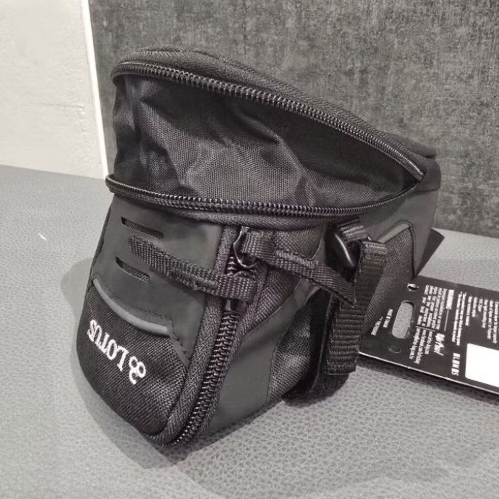 LOTUS SH7-5401M 可擴充坐墊袋 綁帶式 黑迷彩 公路車 座墊袋 座墊包 坐墊袋-圖片-2