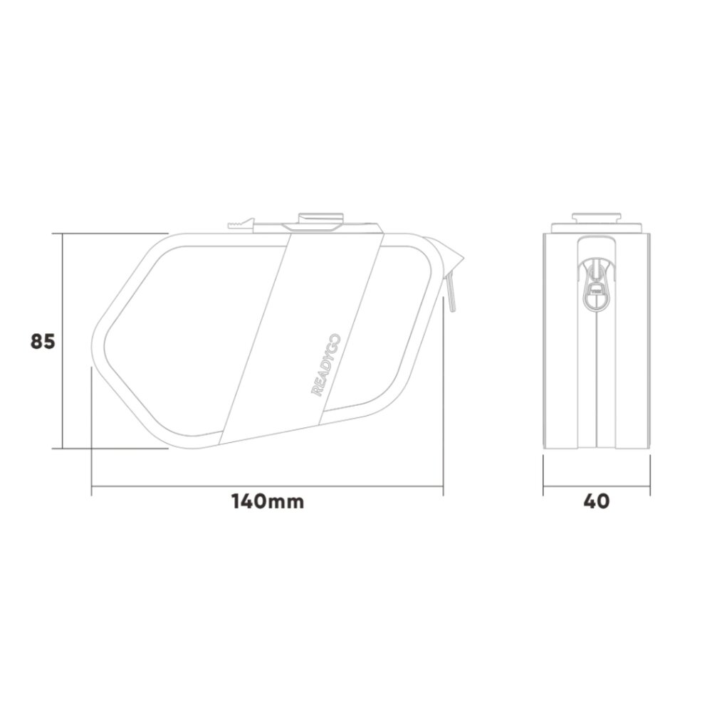 READYGO QUICK BAG 速拆單車包 (座管綁帶套組)-圖片-4