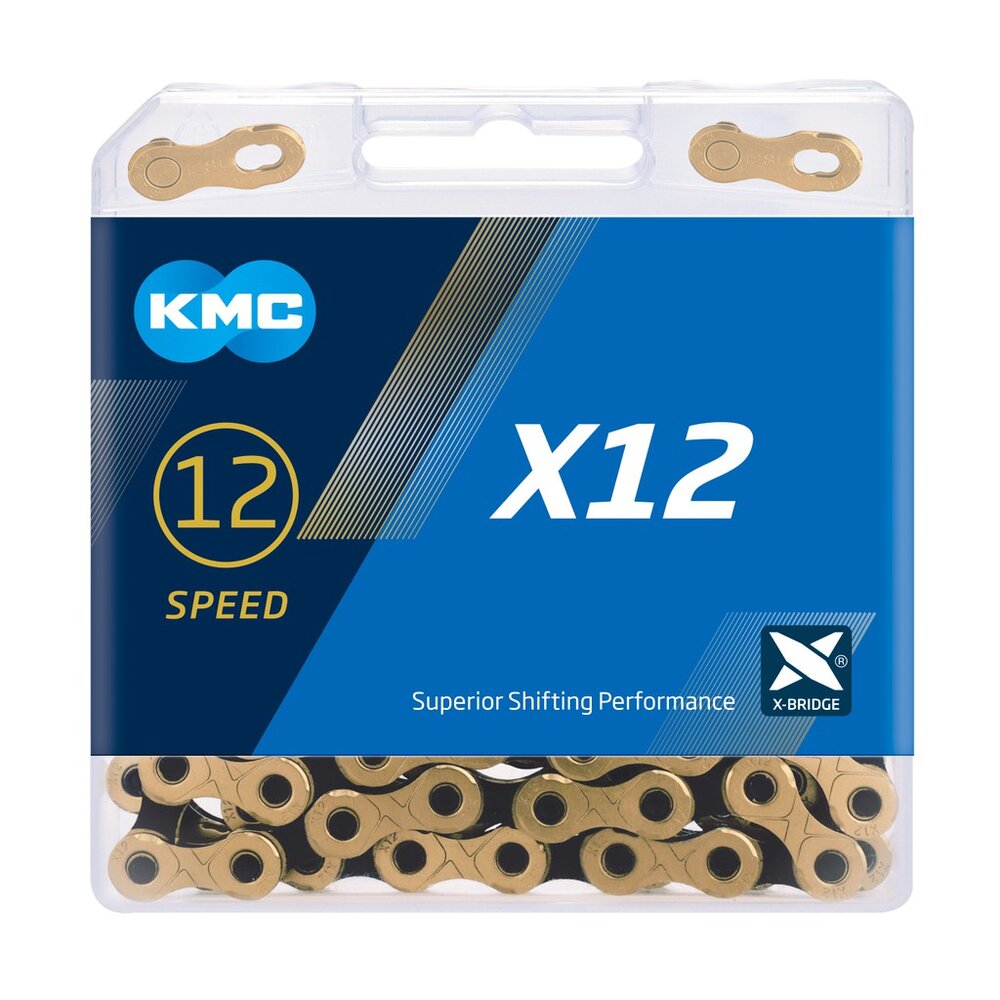 KMC X12 12速鏈條 盒裝(金、黑金、銀、EPT防鏽)-圖片-1