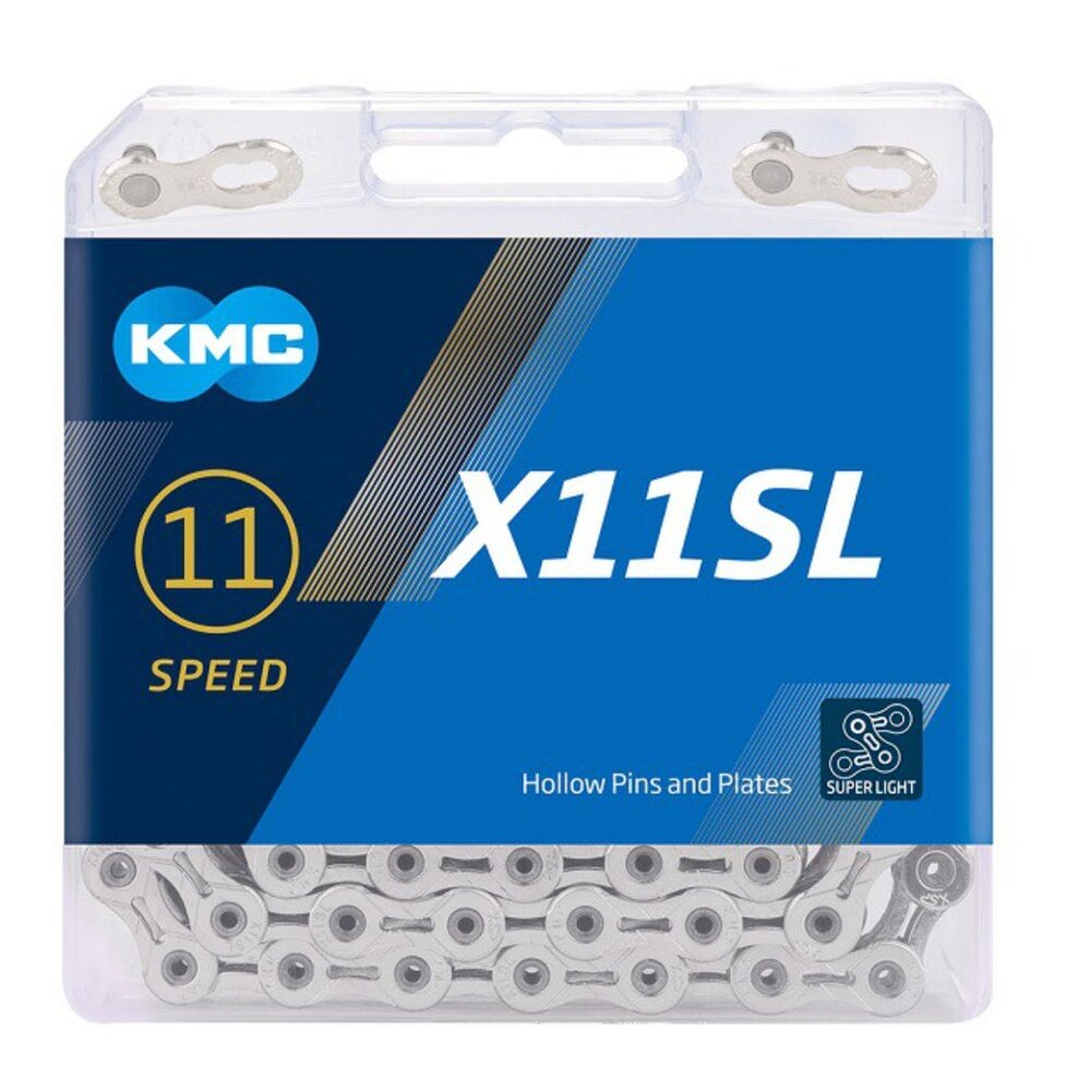 KMC X11SL 11速 超輕量鏈條 盒裝(金、銀)-圖片-3