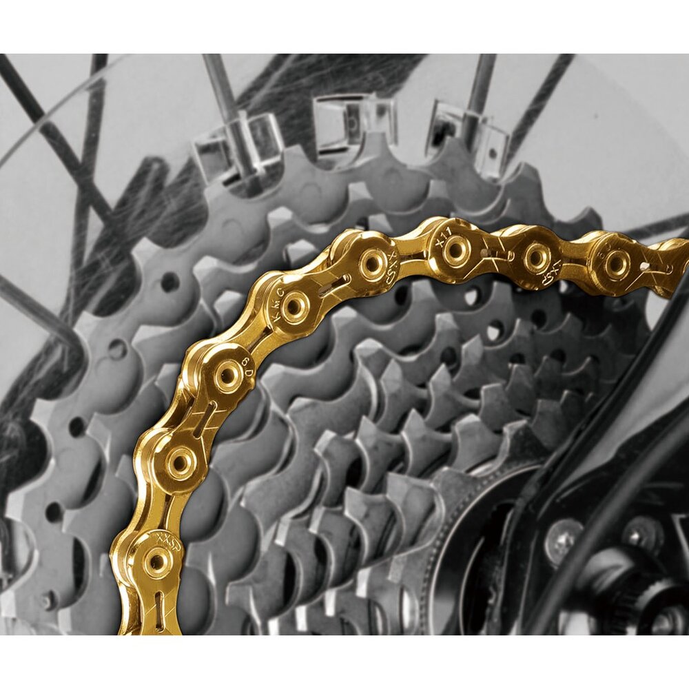 KMC X11SL 11速 超輕量鏈條 盒裝(金、銀)-圖片-5