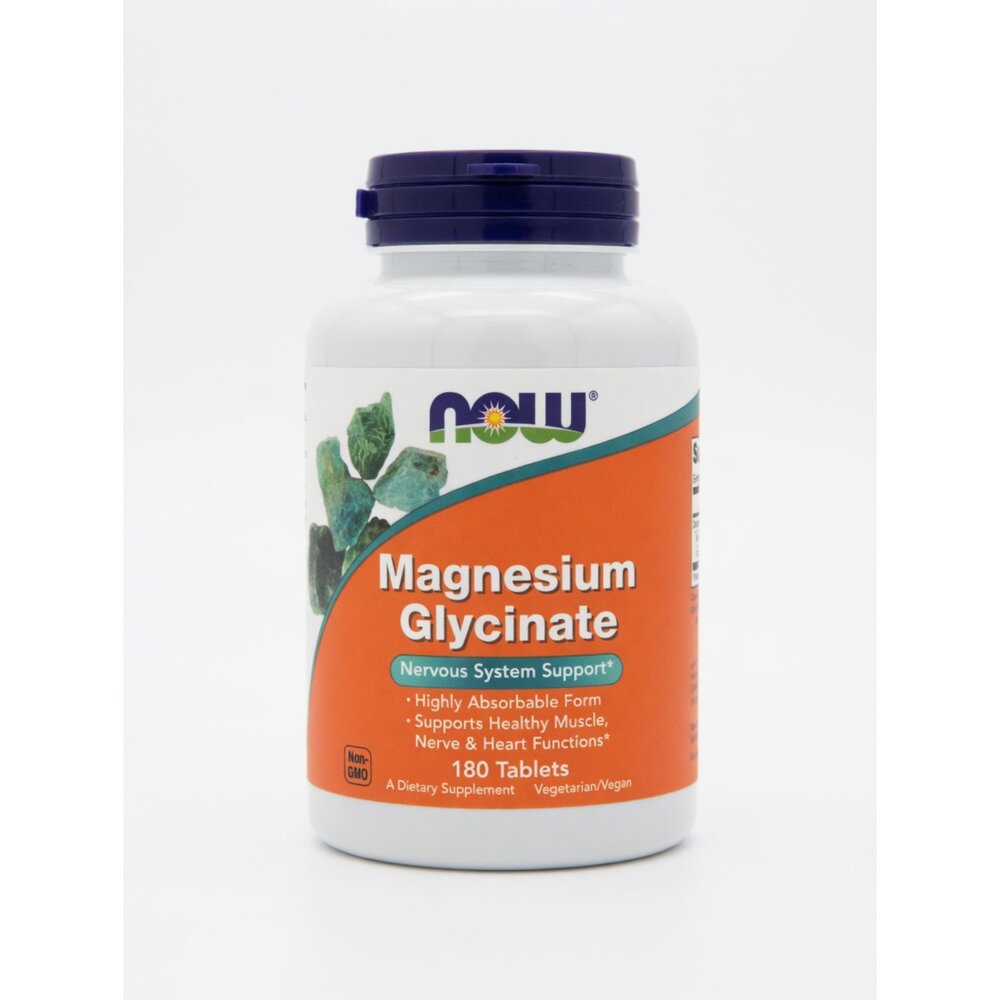 A02-1-現貨 NOW Foods 甘胺酸鎂 (Magnesium Glycinate, 180片裝)平行輸入現貨