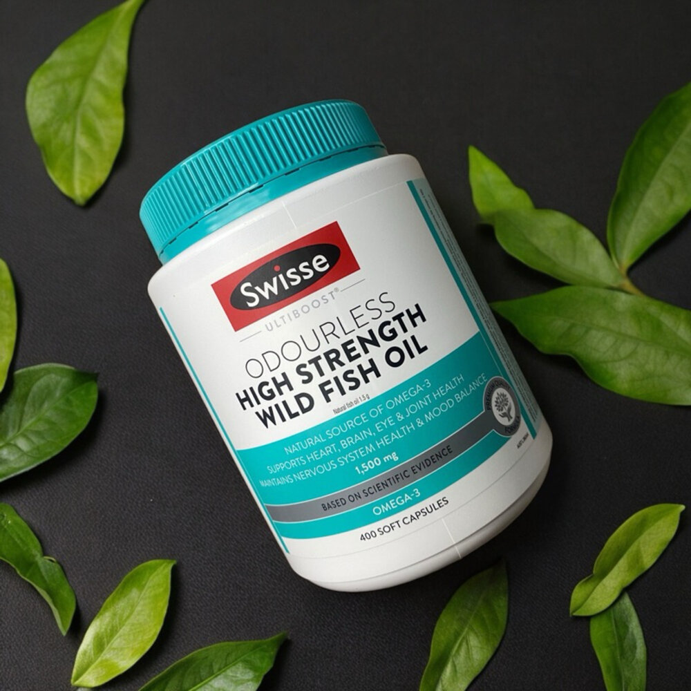 澳洲Swisse斯維詩正品現貨 高濃度無腥味魚油/400粒/1000mg/1500mg A02-14-圖片-1