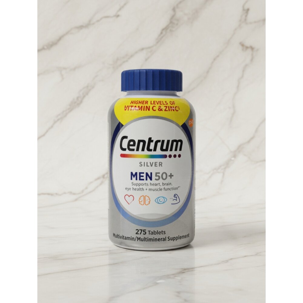 A02-17-Centrum銀寶善存 275顆 男性綜合維他命50+ 「平行輸入」現貨