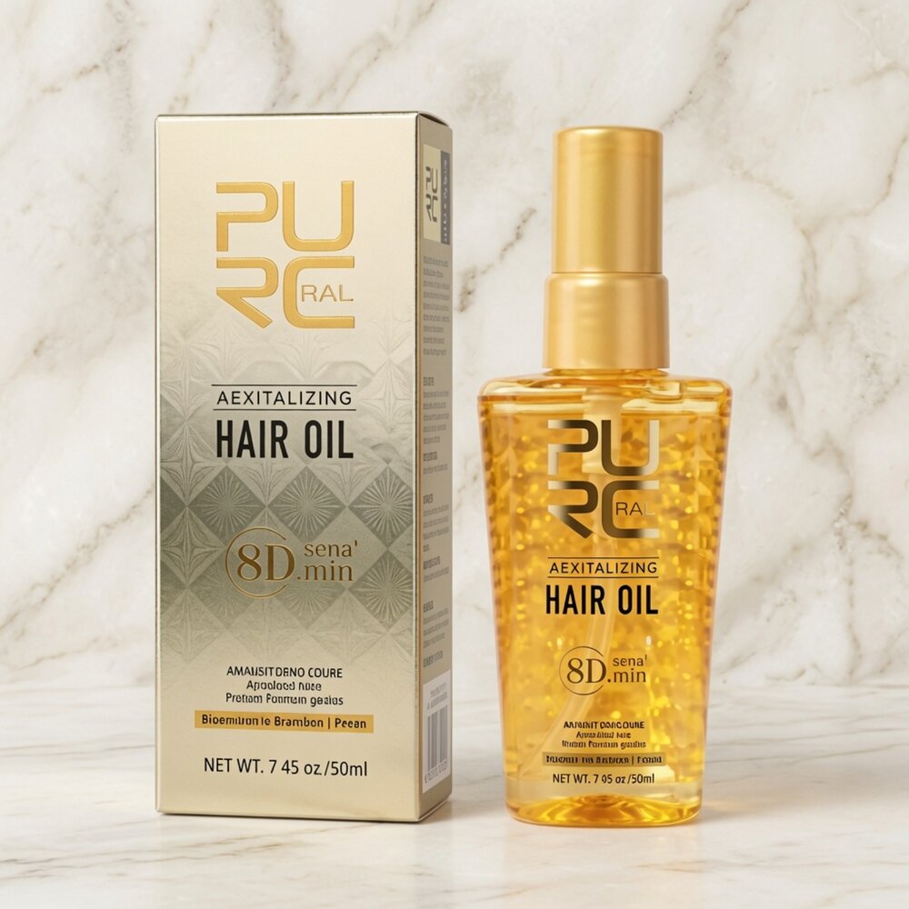B02-3-24H出貨PURC 8D氨基酸煥活護髮油 50ml 滋潤修護免洗精華2-4現貨