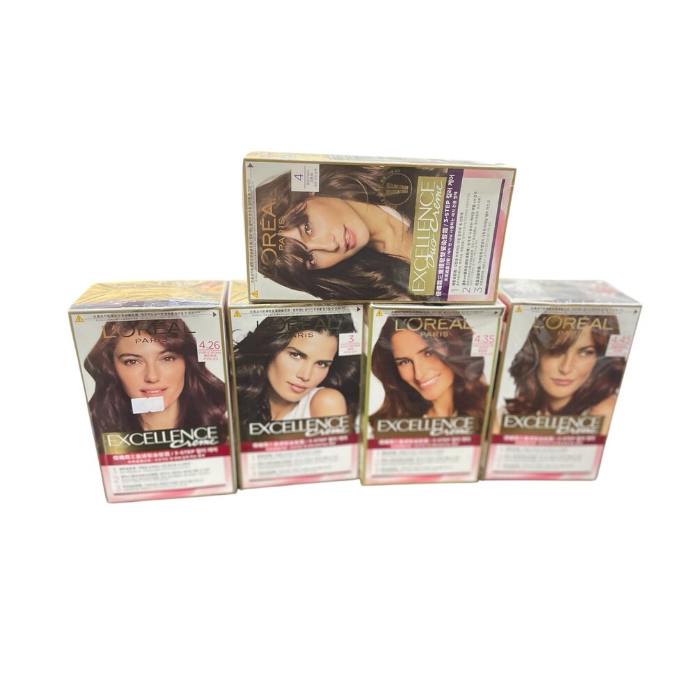 巴黎萊雅優媚霜三重護髮染髮霜3深棕色/優媚霜三重護髮染髮霜4.26紫紅棕色/優媚霜三重護髮染髮霜4.45紅茶棕/優媚