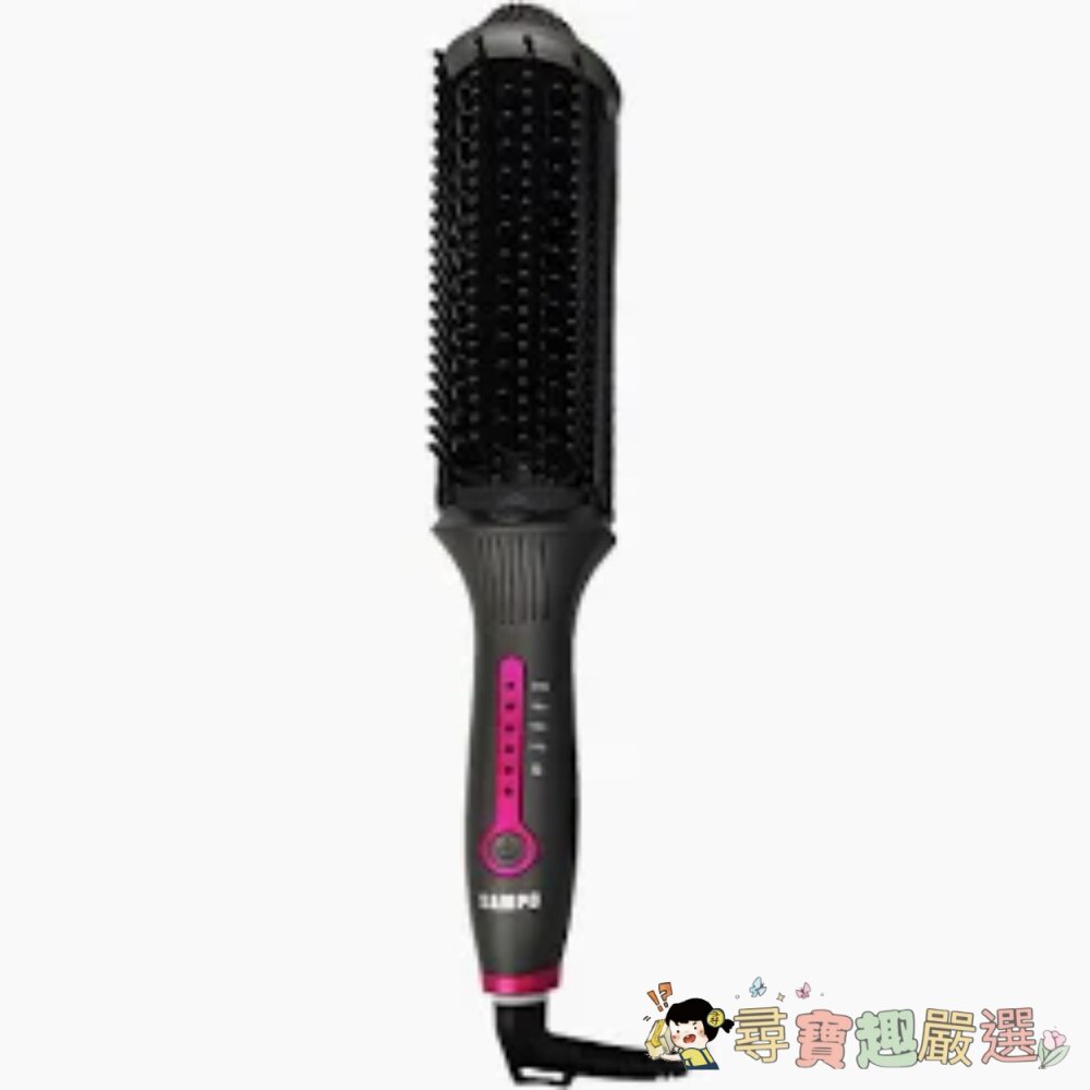 sampo 聲寶 負離子直捲兩用造型梳 hc-z1808l 375g,hc-z1808l現貨 封面照片