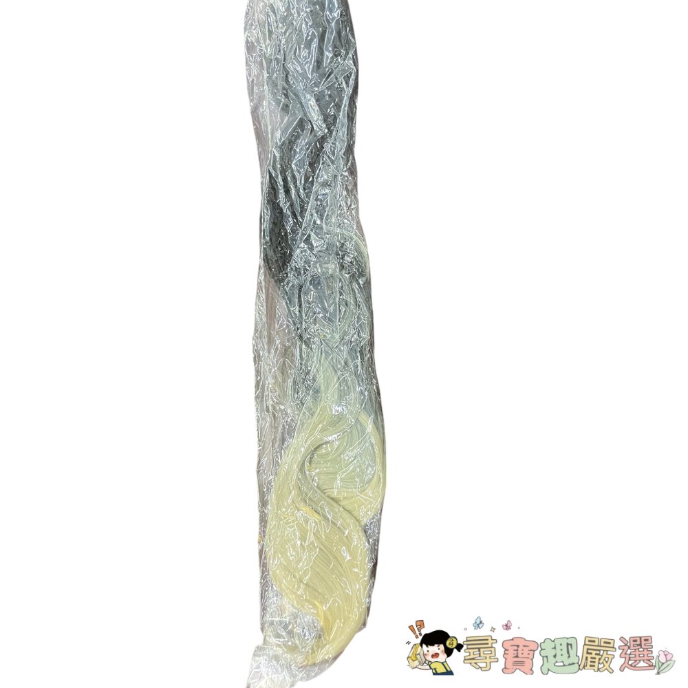 造型假髮 加髮量 髮束 挑染漸層 波浪 髮尾金色/髮尾紅色/髮尾藍紫色/髮尾淺紫色現貨-圖片-1
