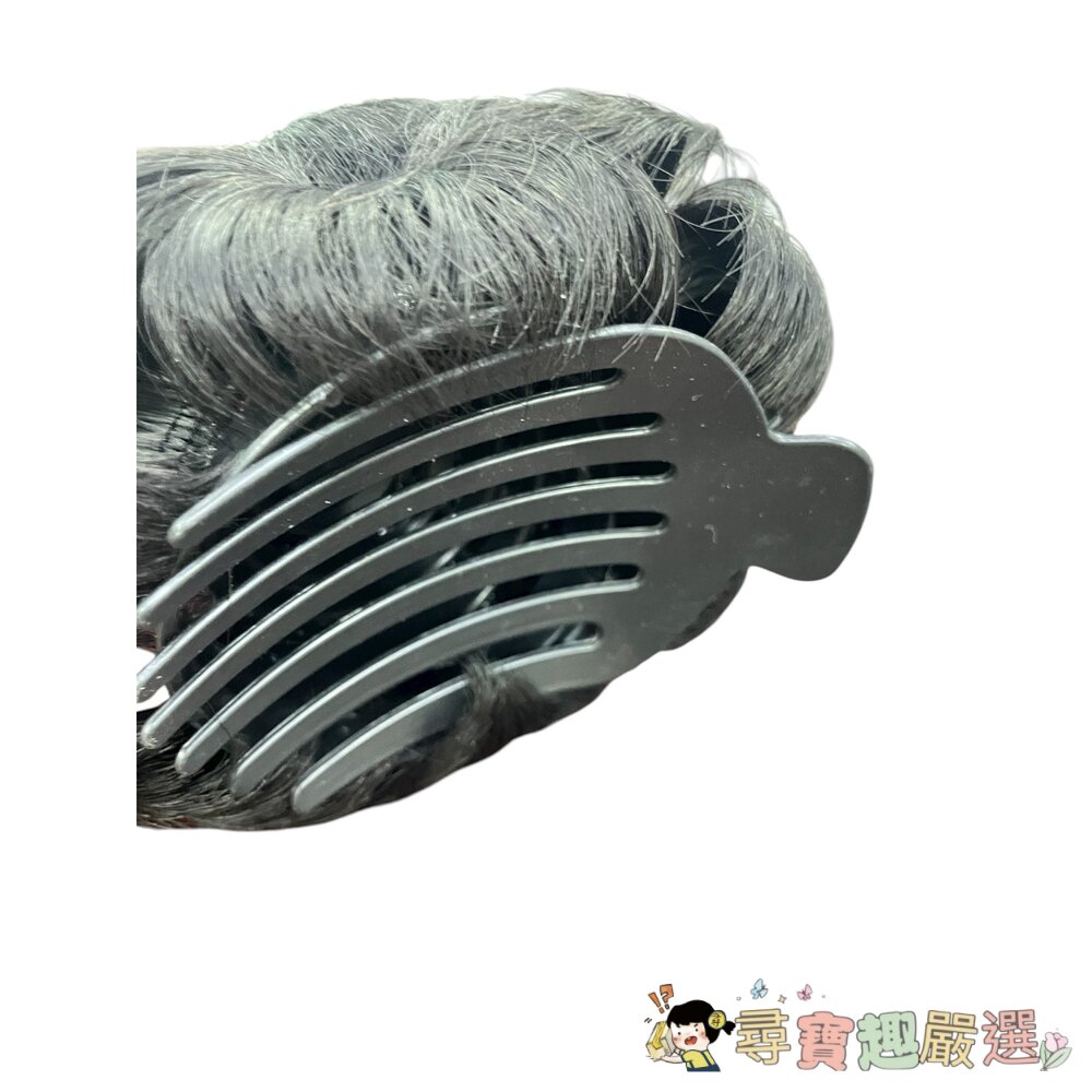 造型髮片 假髮 長髮 整頂假髮 粉紫色波浪長髮挑染棕/波浪亞麻灰長髮/短髮 藍紫色/灰色挑染黑色/帶辦子扎馬尾棕色假髮/-圖片-10