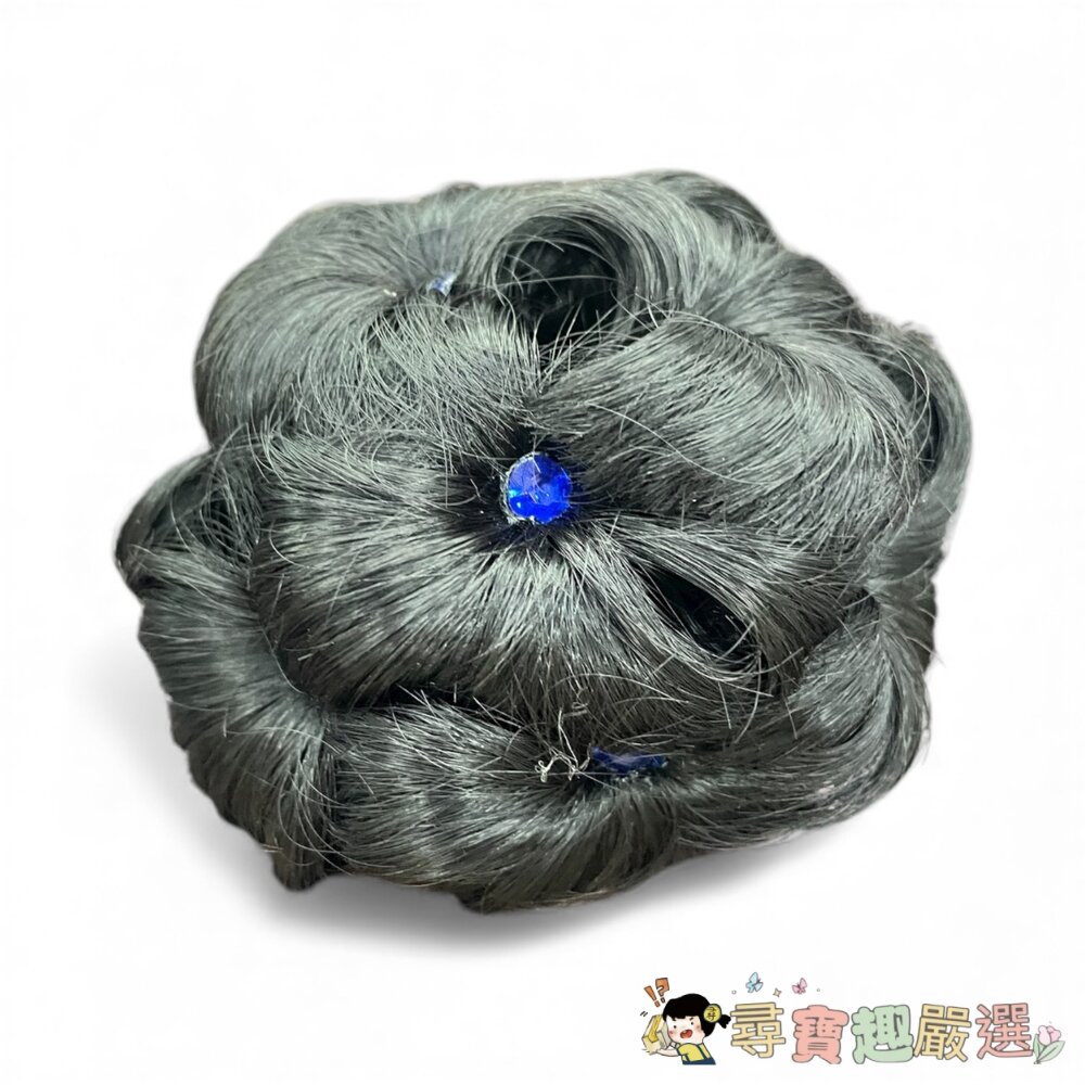 造型髮片 假髮 長髮 整頂假髮 粉紫色波浪長髮挑染棕/波浪亞麻灰長髮/短髮 藍紫色/灰色挑染黑色/帶辦子扎馬尾棕色假髮/-圖片-9