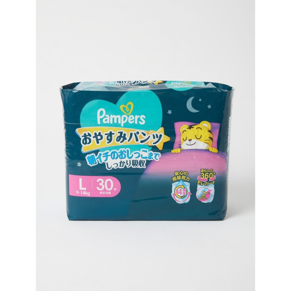C02-28-Pampers 幫寶適 巧虎安睡褲/拉拉褲/尿布 9~14kg L30枚現貨
