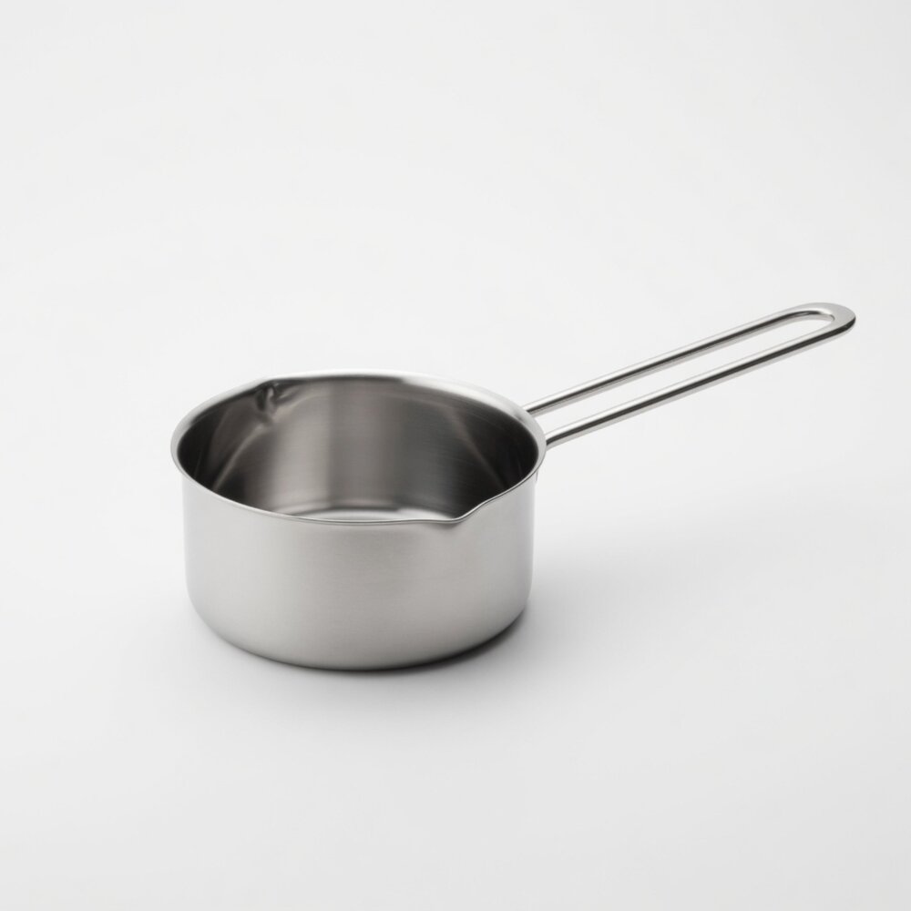 C03-1-comet Kitchen 電磁爐適用 不鏽鋼嬰兒輔食單柄鍋, 14cm現貨