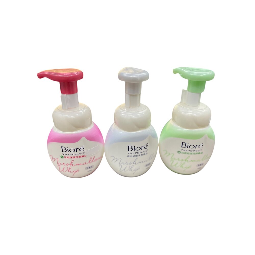 E04-65-Biore 蜜妮 抗痘保濕洗顏慕絲160ml/透白細嫩洗顏慕絲160ML/抗痘控油洗顏慕絲160ml現貨